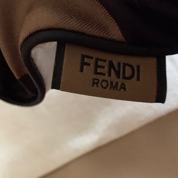 Authentic Fendi Silk Scrunchie - Picture 5 of 7